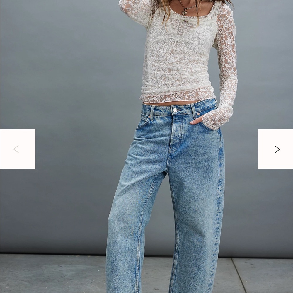 We the free deep trance drop boyfriend Women's Jeans size 30